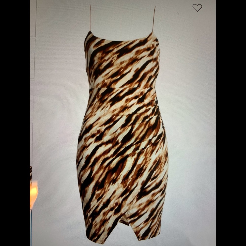 Dress tiger print “Leith”